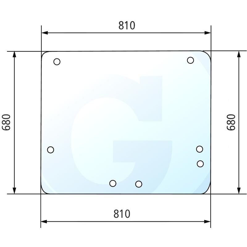 Szyba tylna Renault 461 781 7701350717