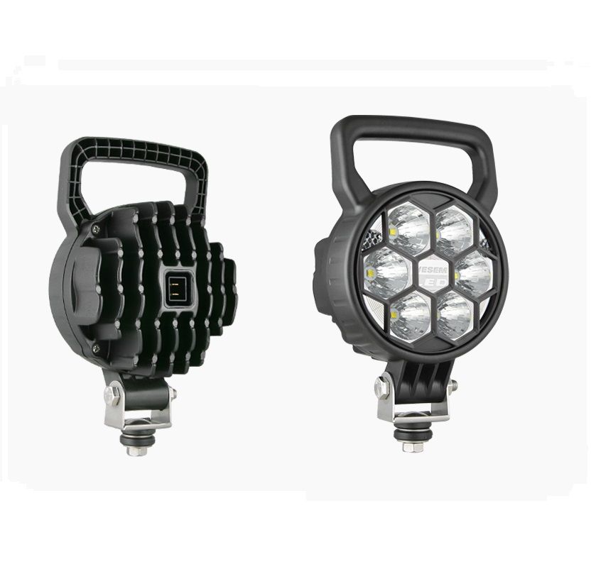 Lampa robocza LED 2000lm złącze AMP CRC3D.50216 Wesem