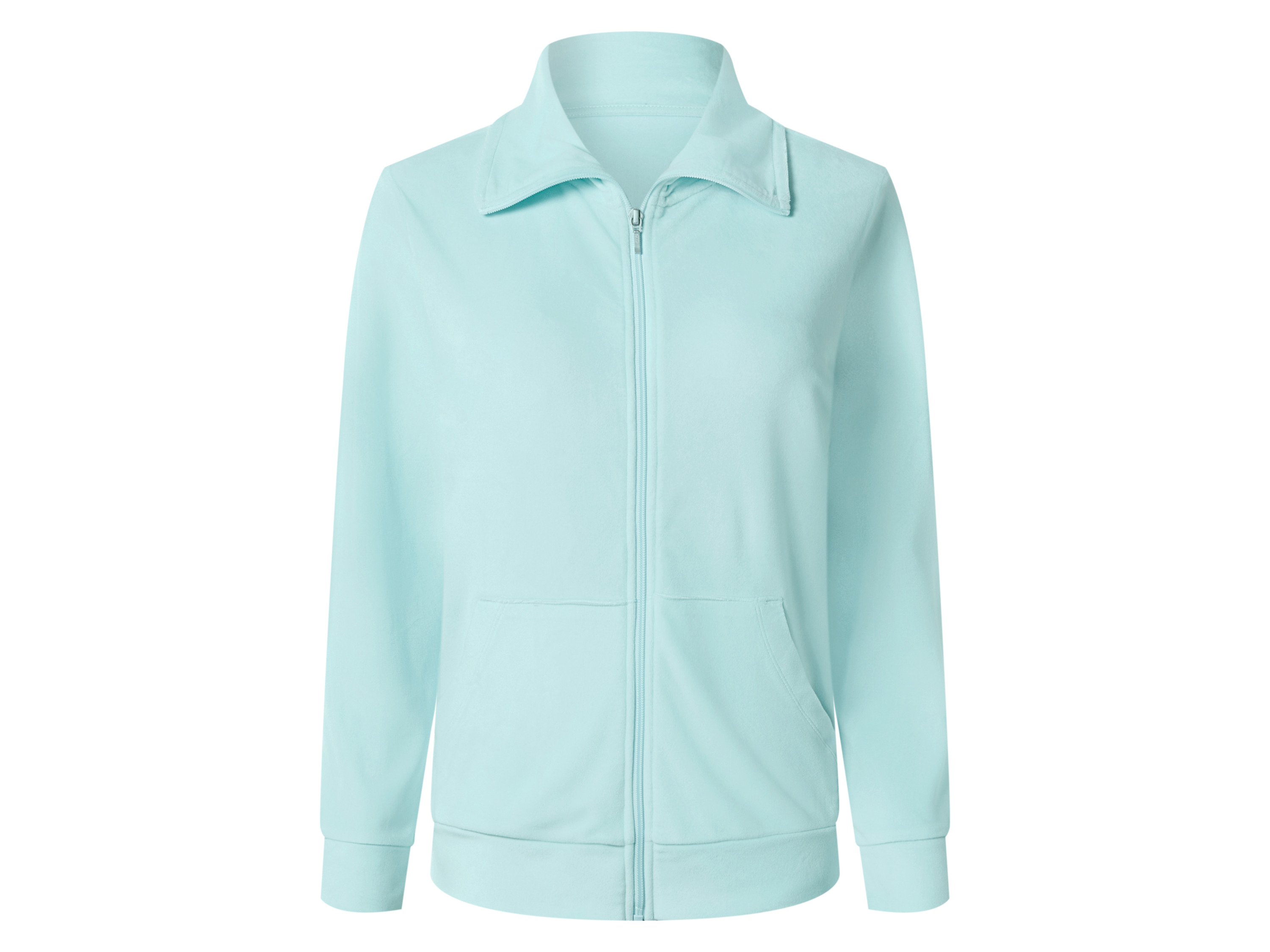 esmara Bluza damska z weluru Niebieski, M40/42