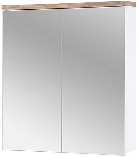 Darmowa Dostawa - Szafka 60x20x70 cm z lustrem biała Comad Bali White BALIWHITE840FSC