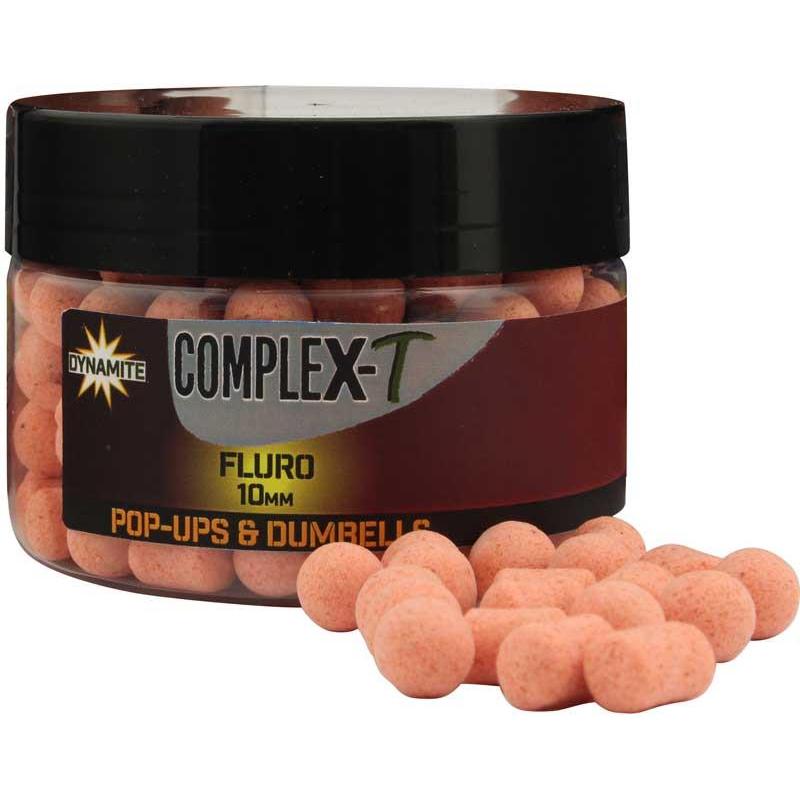 Dynamite Baits Kulki Proteinowe Pływające CompleX-T Fluoro Pop-ups & Dumbells 10mm