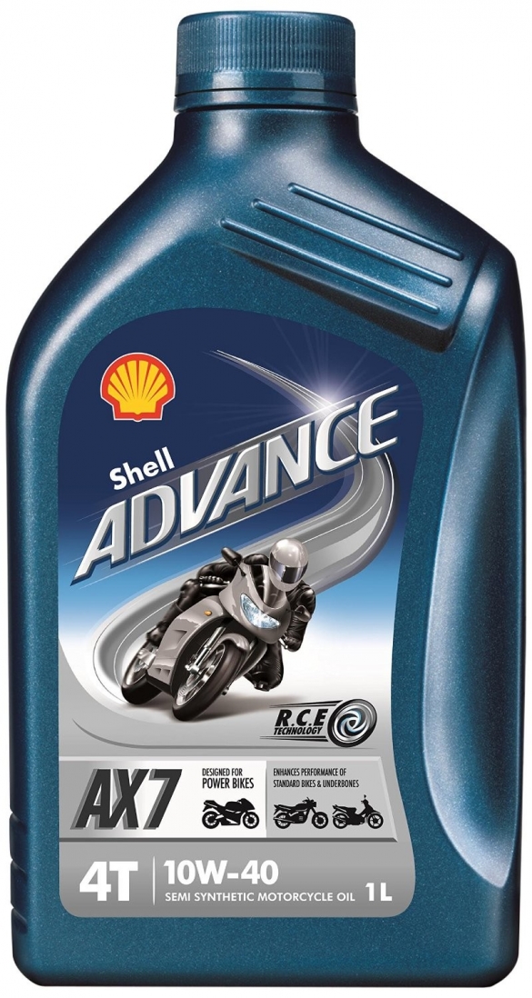 SHELL ADVANCE VSX AX7 10W40 4T 1L - Petrostar