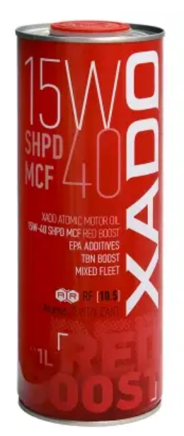 XADO ATOMIC OIL RED BOOST 15W40 SHPD 1L - Petrostar