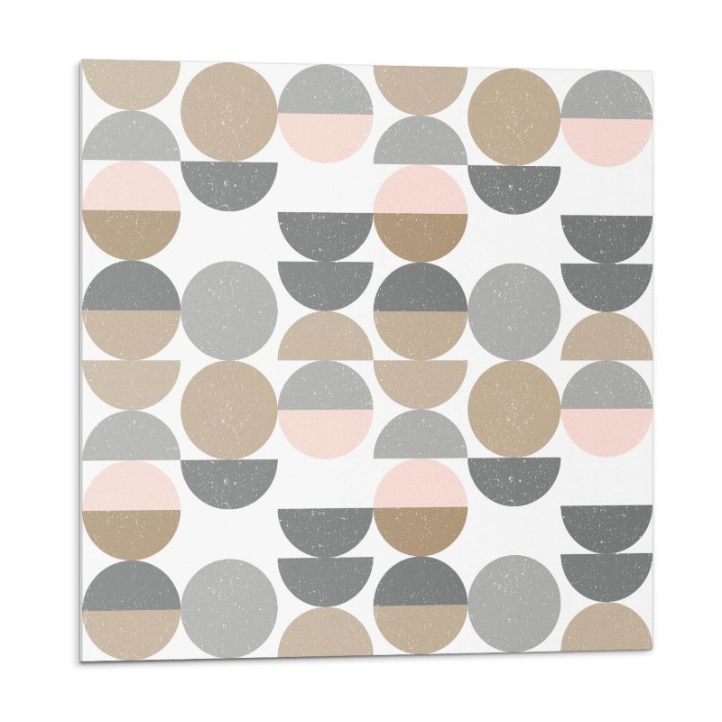 Kafelki samoprzylepne Wallfluent 20x20 cm Abstrakcyjna geometria okręgów i półokręgów 20 szt.