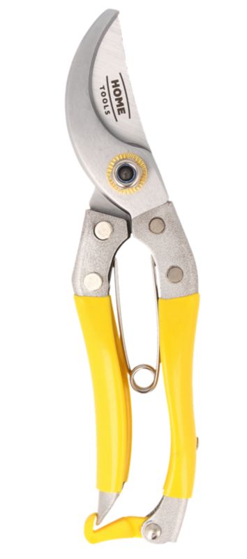 Sekator ogrodowy Home Tools 200 mm gumowana rękojeść - blister - 1 szt.