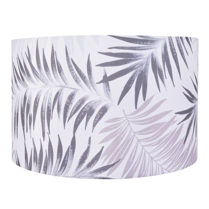 Abażur do lampy podłogowej Scarlet Sanico Goldlux walec 40cm grey leaves - 330802 st. 1