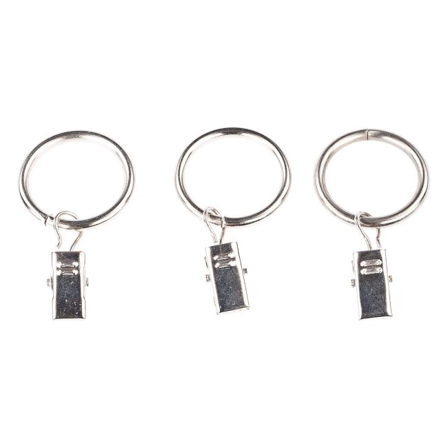 Kółko z żabką Colours nikiel 19 mm 10 szt