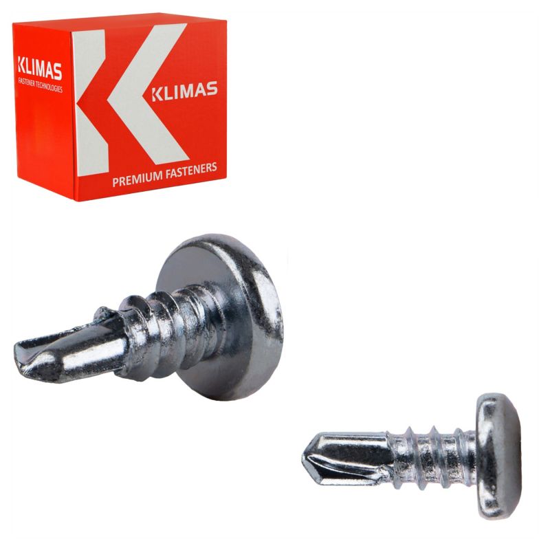 Wkręty pchełki Klimas KSTEX do blach ocynkowane 3,5x9,5 mm 1000szt