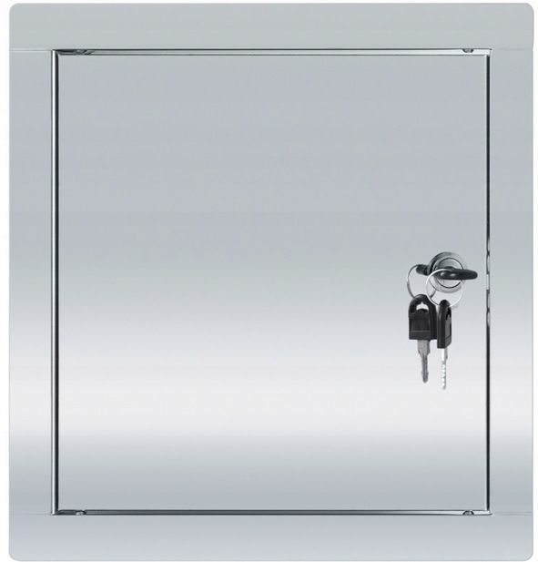 Drzwiczki FEINZ Rewizyjne Metalowe Zamek 25X25Cm Polskie 1 szt.