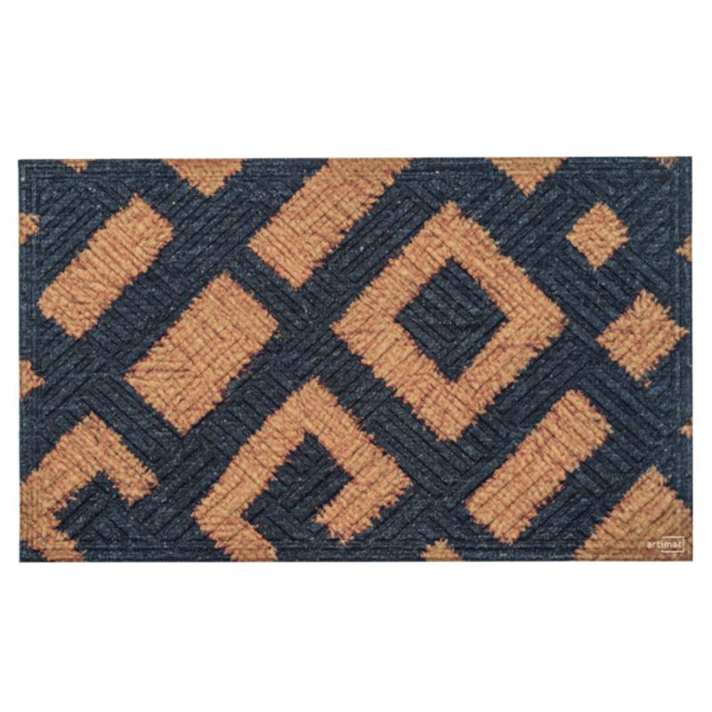 Wycieraczka materiałowa Czarna we wzory Direct Home & Garden 45x75 cm 1 szt.