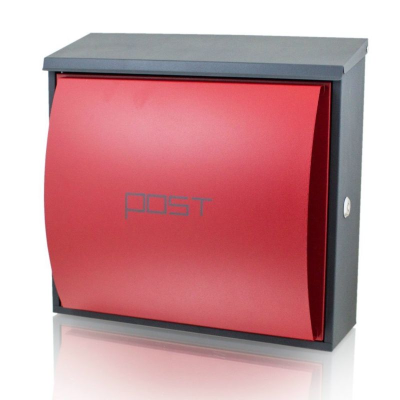 Skrzynka pocztowa na listy bituxx Ciemnoszara,1szt.