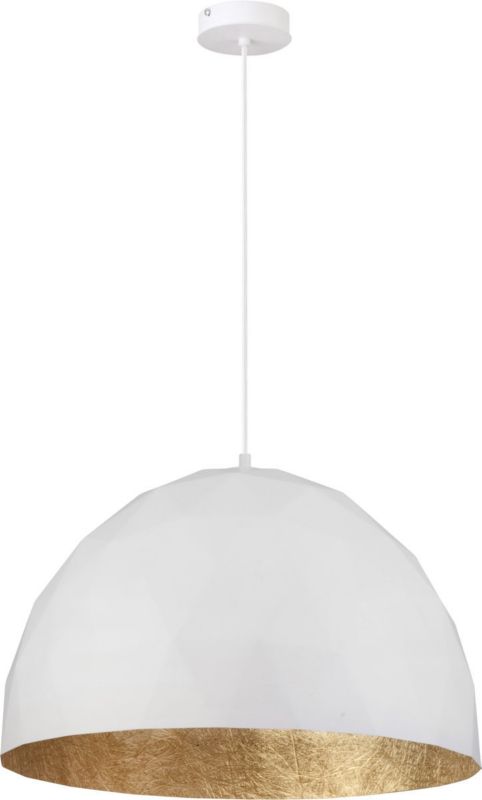 Lampa wisząca Sigma Lighting Diament 8023 biało-złota dekoracyjna 1xE27 x 1 szt.