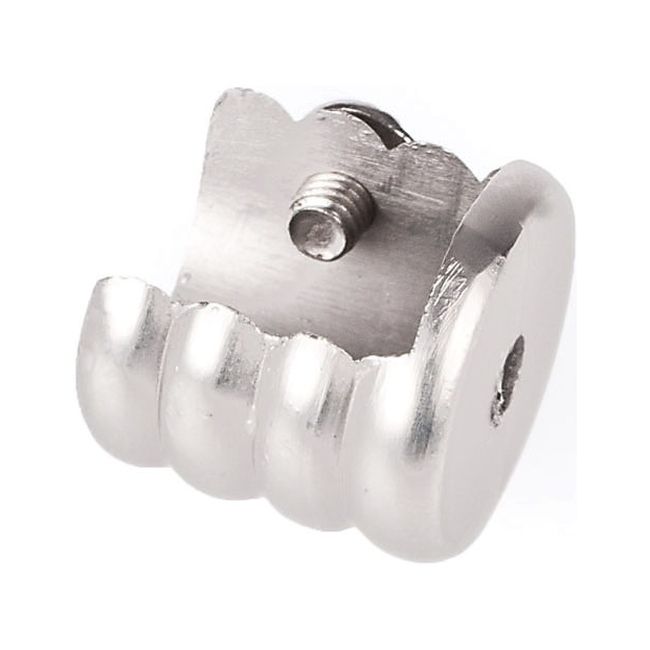 Wspornik karnisza boczny Colours nikiel 19 mm