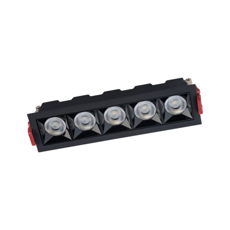 Oprawa sufitowa wpuszczana Nowodvorski Lighting Midi czarna LED 20W 4000K 1830lm IP20 wym: 4,9 x 5,4 cm prostokątna - 1 szt.