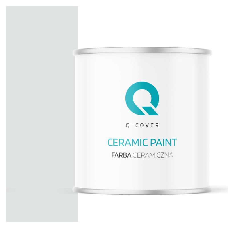 Farba Ceramiczna Do Ścian i Sufitów Q-Cover Biel złamana w khaki H1675 Głęboki Mat 2L