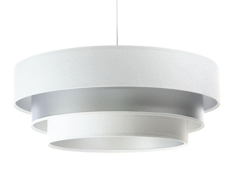 Lampa Bps Koncept wisząca TRIO MIX biała/srebrna 1 szt