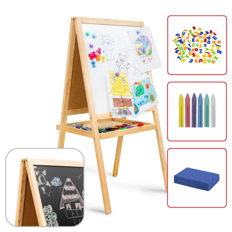 Dwustronna tablica dla dziecka 120x60 cm 1 szt.