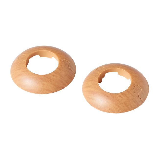 Rozeta maskująca PCV GoodHome śr. 18 mm buk 2 szt.