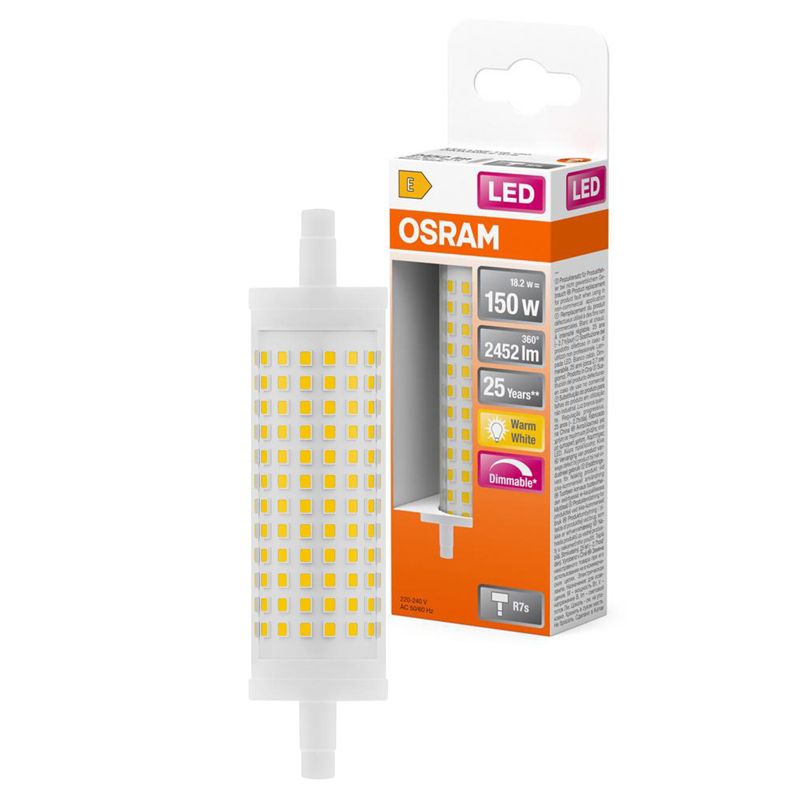 Żarówka LED Osram Kapsułka R7s 18.2W 2452lm 2700K 360st Ściemnialna 1 szt.