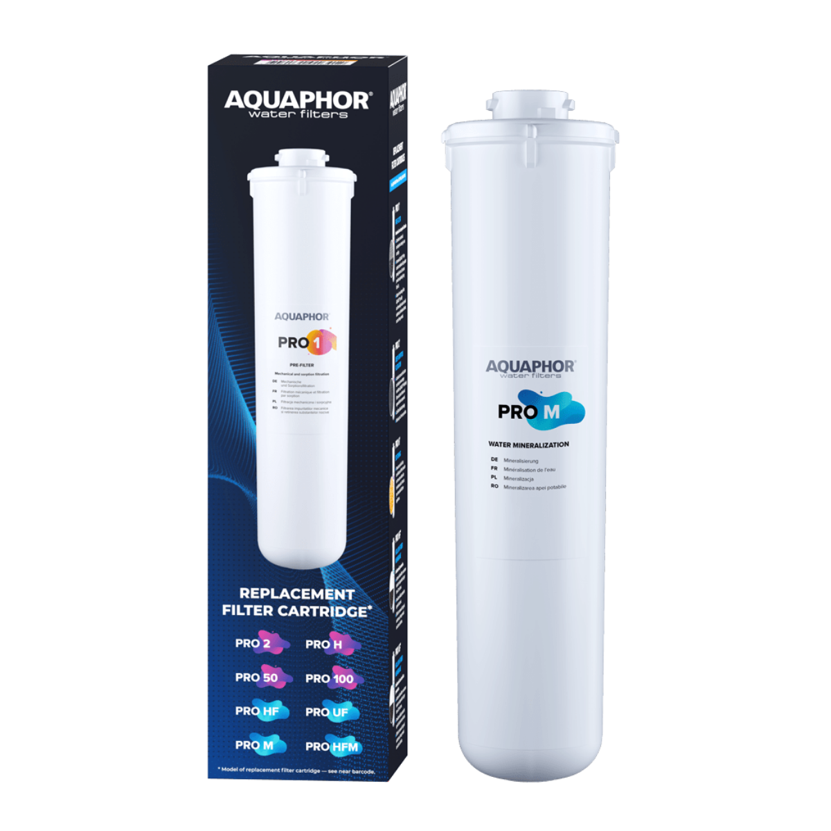 Wkład wymienny mineralizujący Aquaphor Pro M do filtra osmotycznego Aquaphor Pro Osmo 50 oraz RO-202S-PRO.