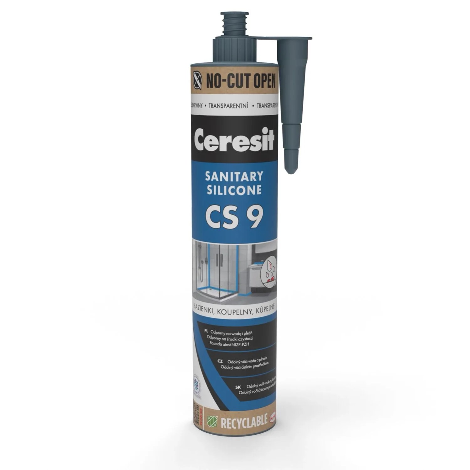 Ceresit Silikon sanitarny bezbarwny ECO CS9 280 ml