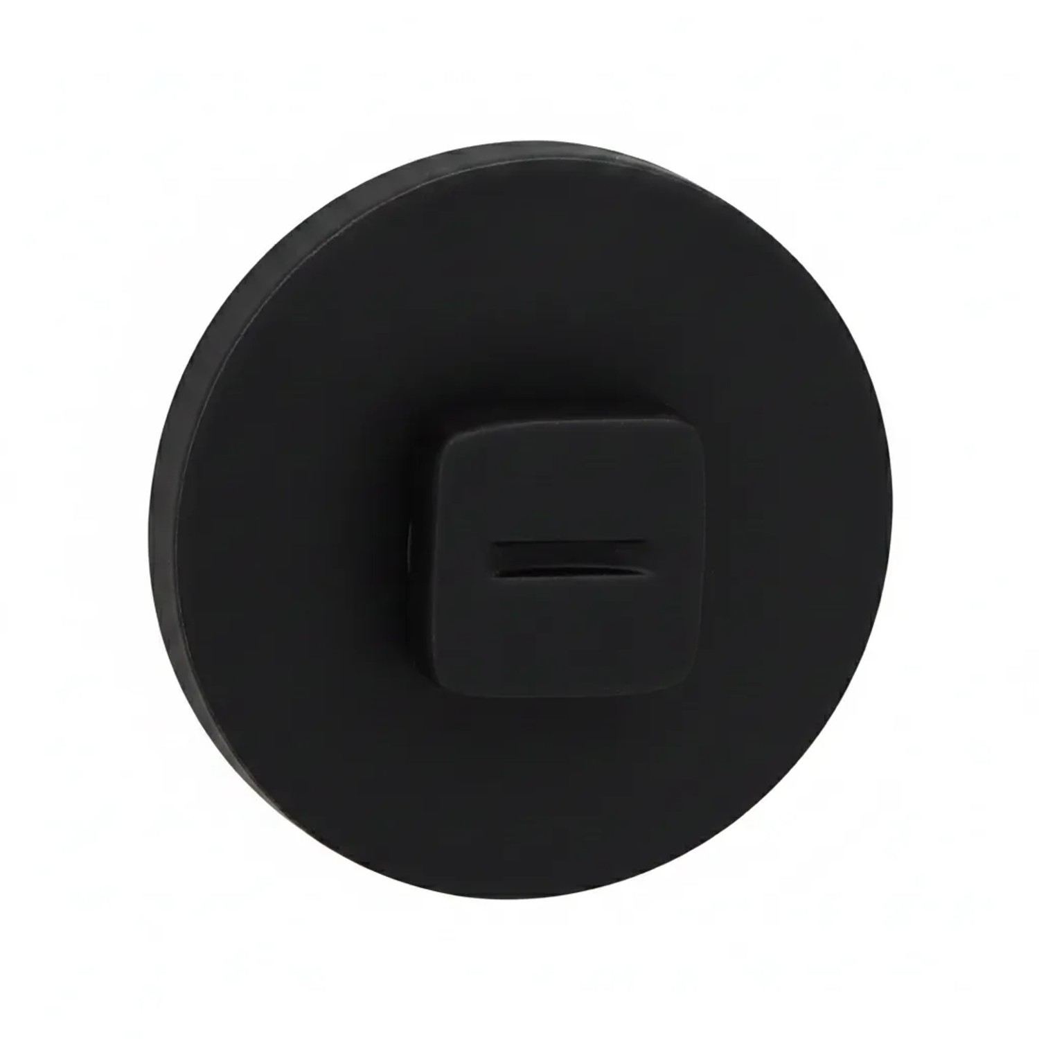 Rozeta okrągła slim WC czarna