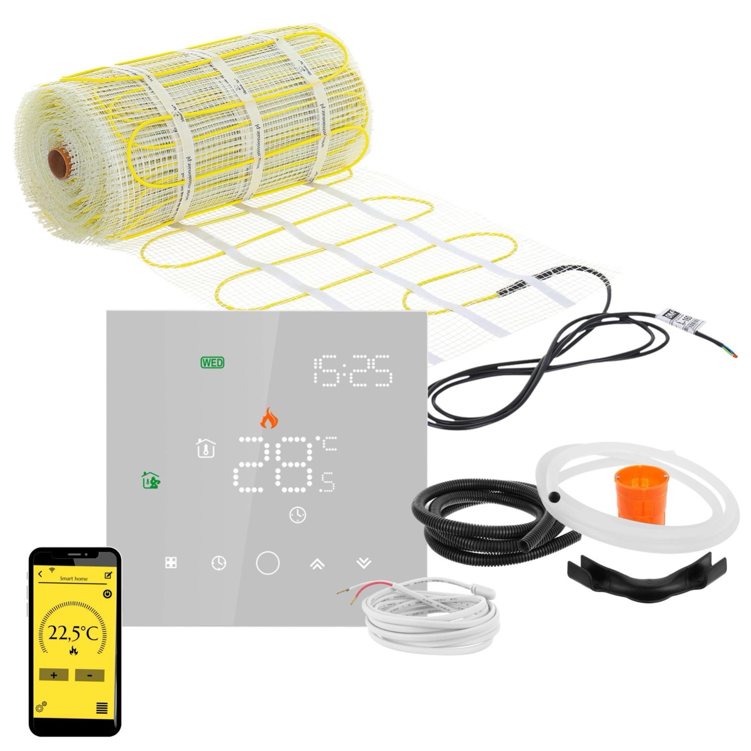 Mission Air Zestaw pod płytki MA-160 Leo White 4m2