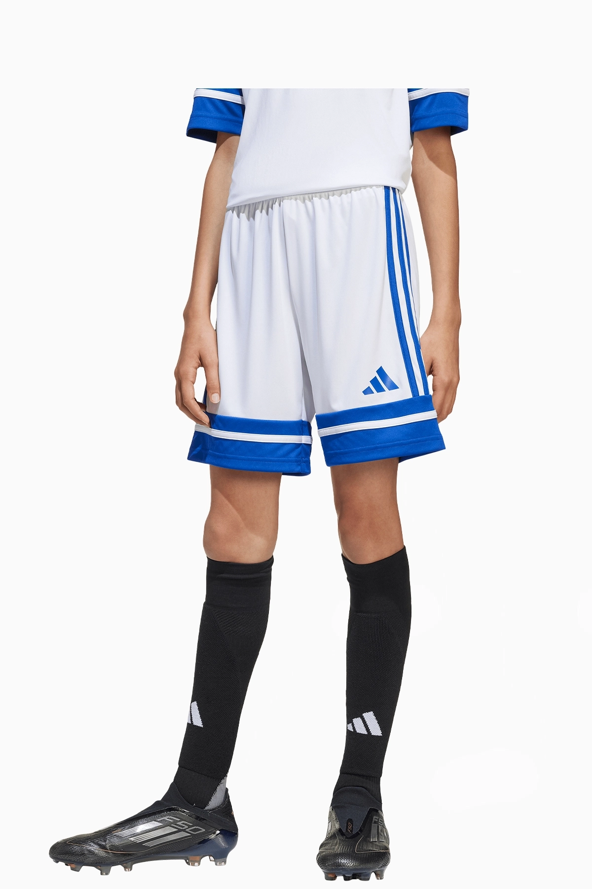 Spodenki adidas Squadra 25 Junior - Biały