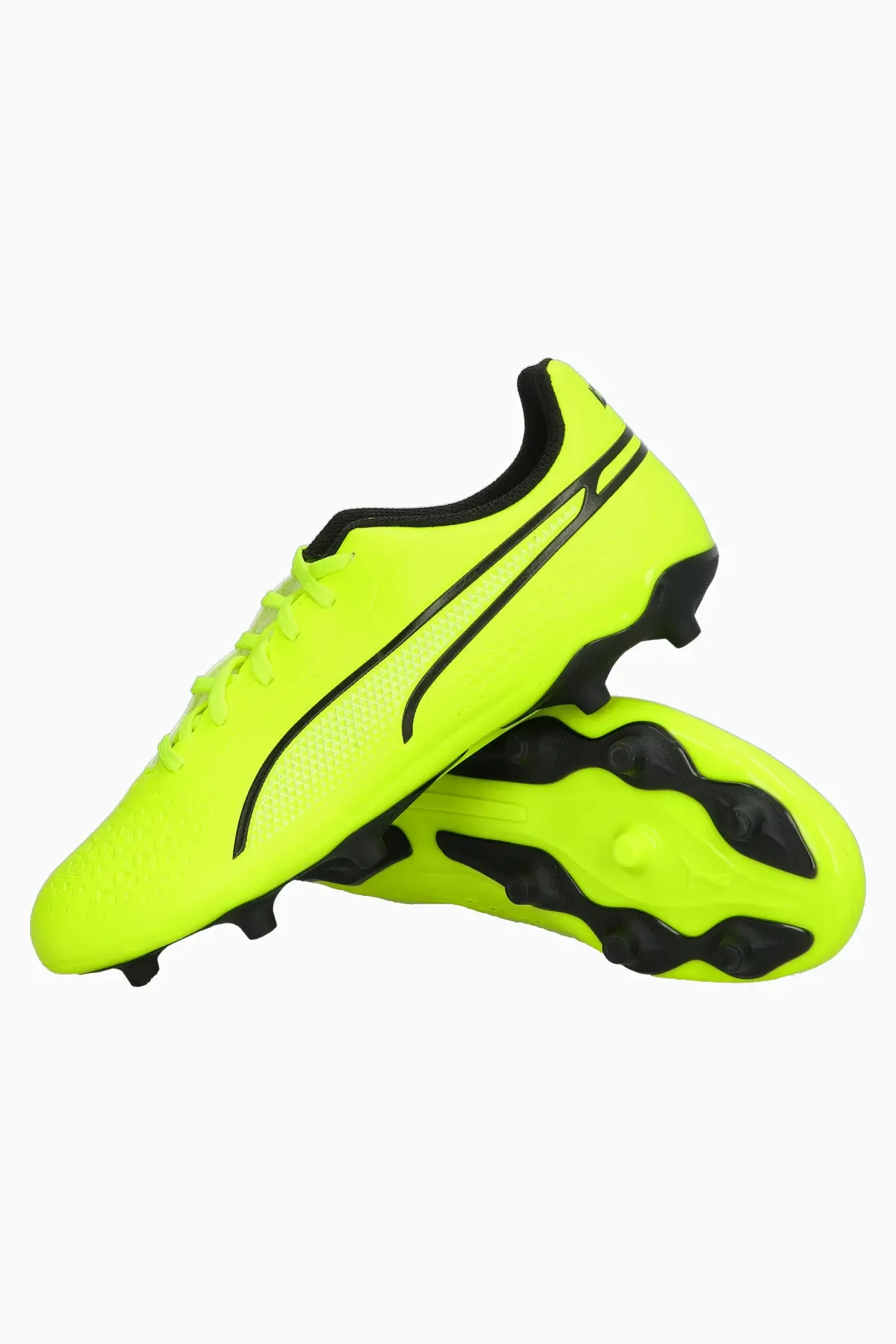 Korki Puma King Match FG/AG Junior - Limonkowy