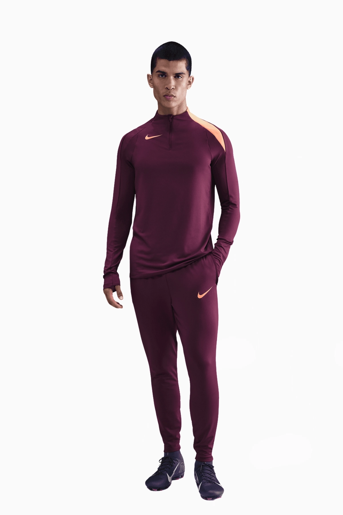 Bluza Nike Dri-FIT Strike Total 90 - Bordowy