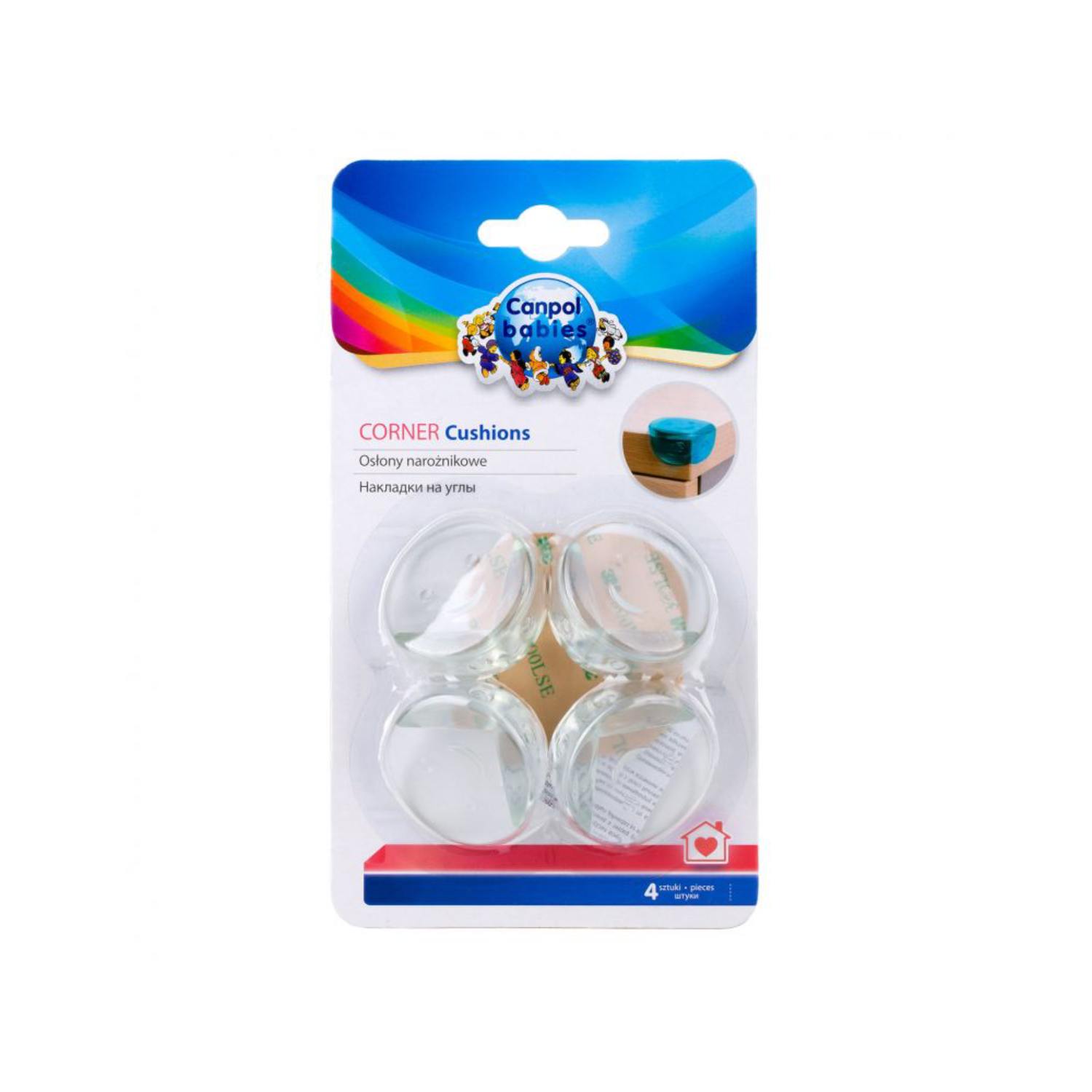 Canpol babies - osłony narożnikowe 74/012, 4 sztuki
