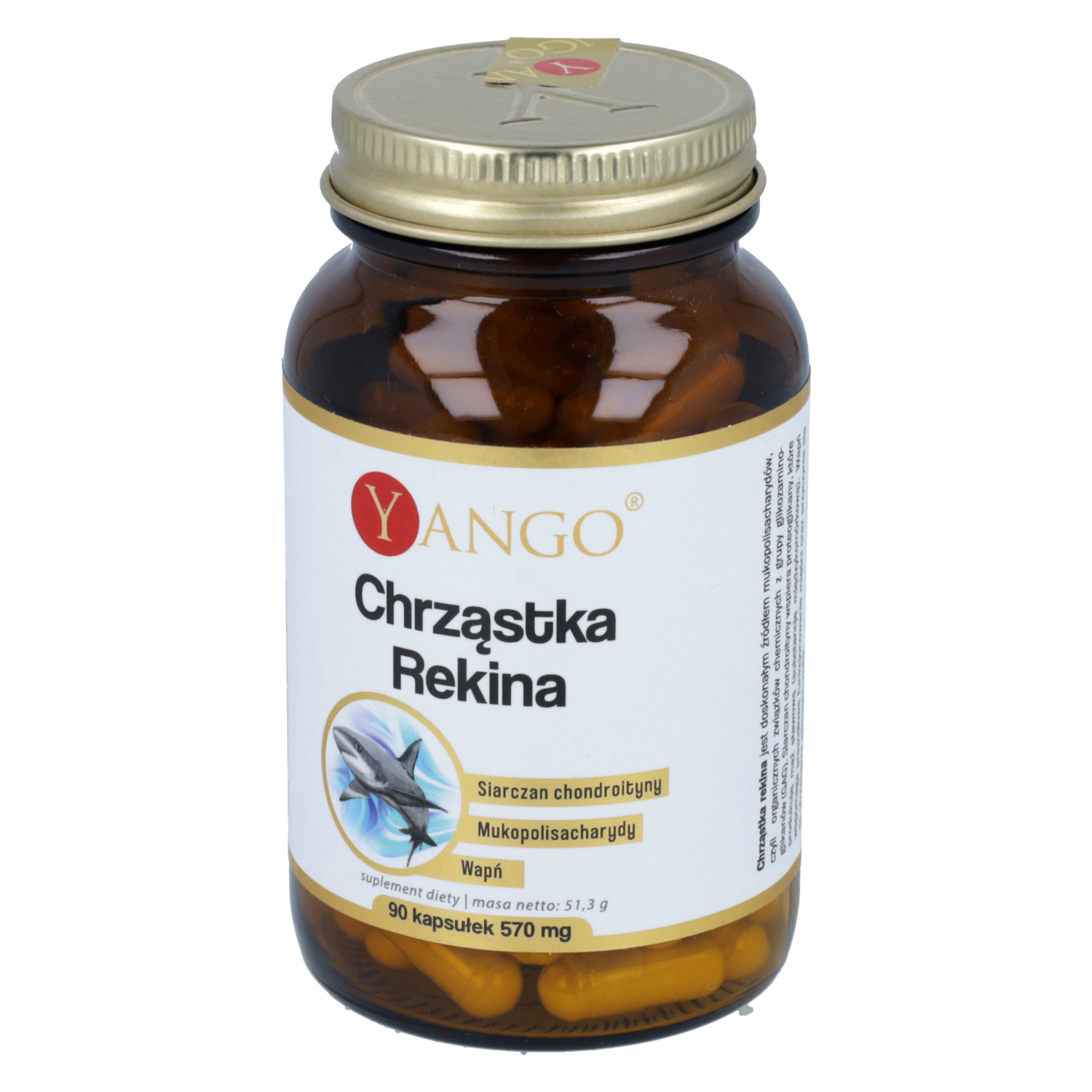 Yango chrząstka rekina, 90 kapsułek