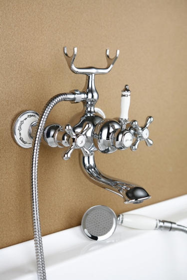 Art Platino Nikolas bateria wannowa chrom/biały NIK-BWN.020C