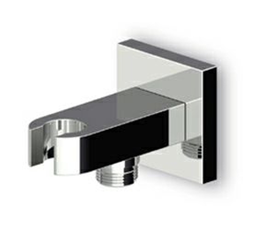 Zucchetti Aguablu przyłącze kątowe z uchwytem chrom Z93937