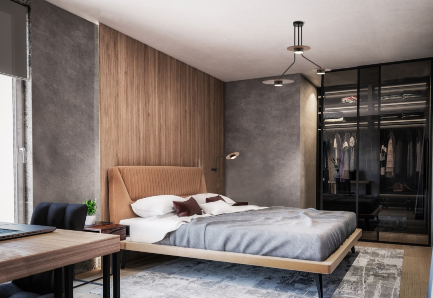 Nowodvorski Lighting Disk kinkiet 1x12 W czarny-drewno 7645