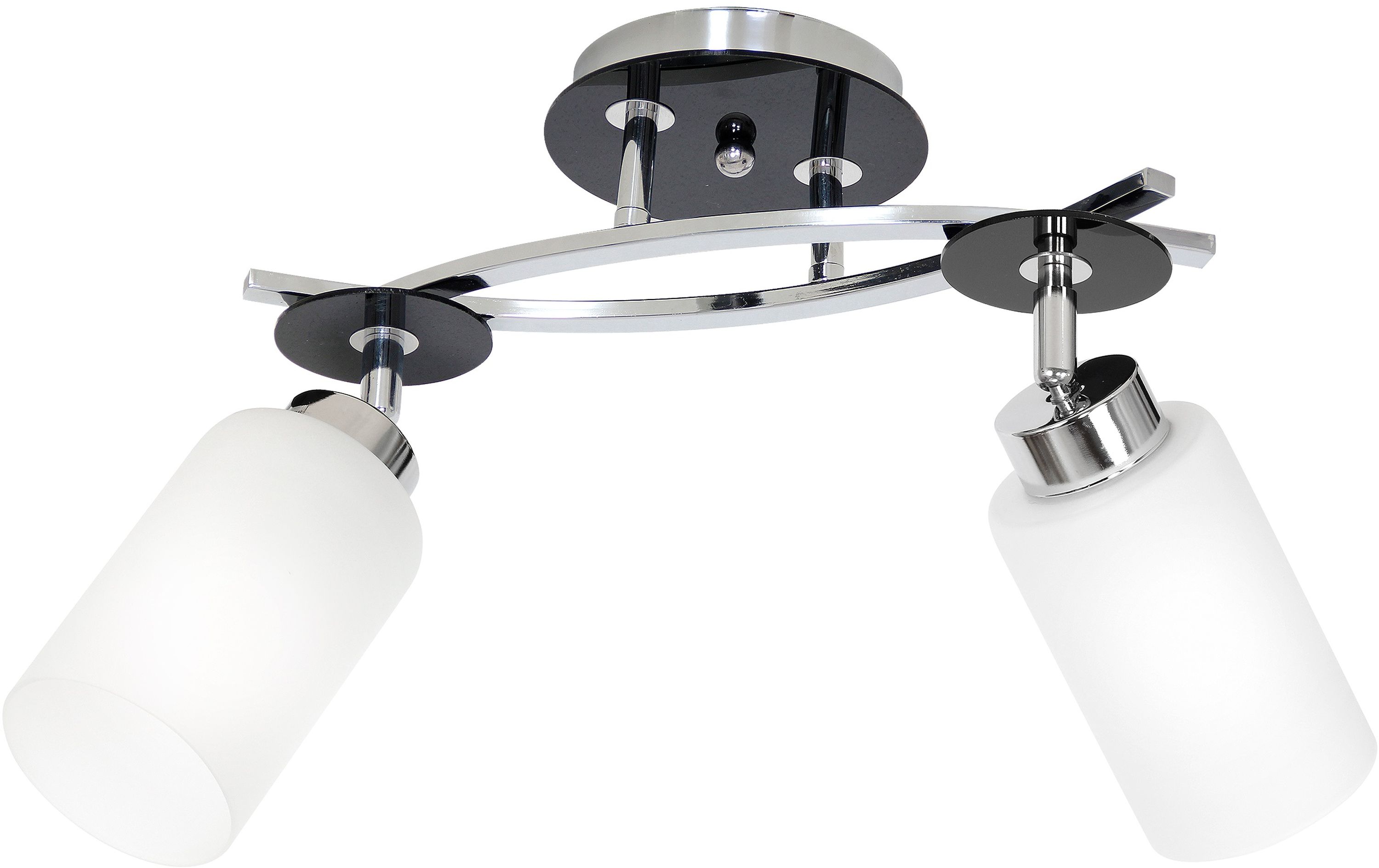 Luminex Tokio lampa podsufitowa 2x60 W chrom 0690