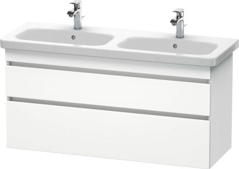 Duravit DuraStyle szafka 123 cm podumywalkowa wisząca biały mat DS649801818