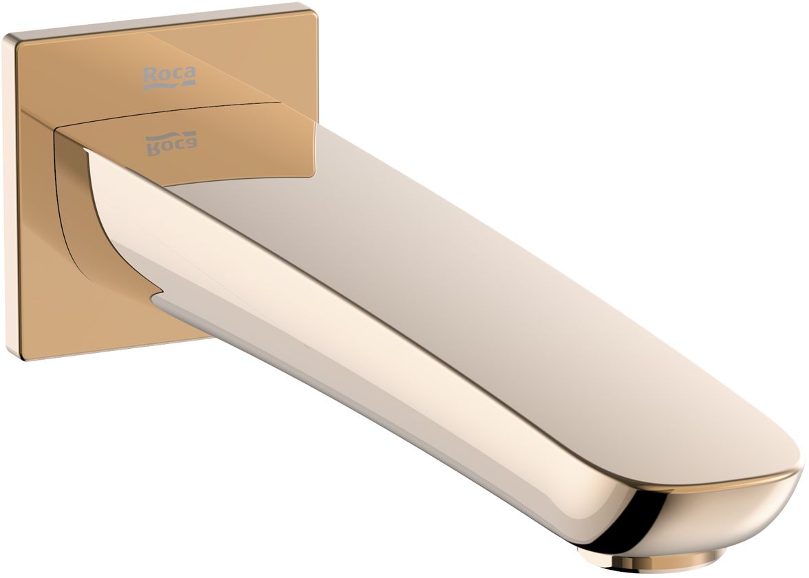 Roca Insignia Rose Gold wylewka do baterii wannowej złota A5A0703RG0