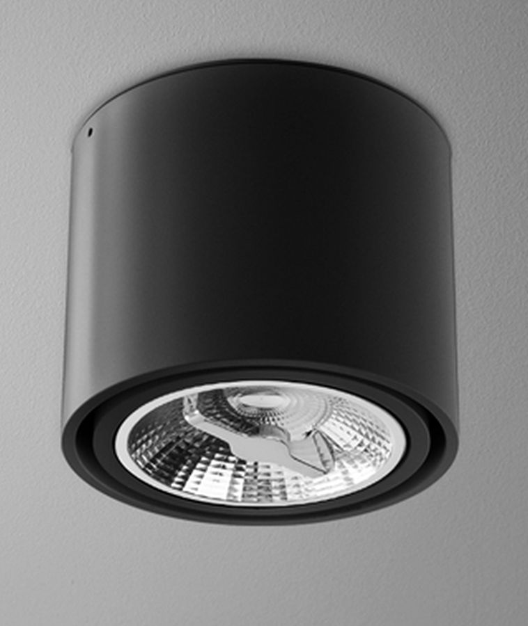 Aqform Tuba lampa do zabudowy 1x50W czarna struktura 45711-0000-U8-PH-12 - Wysyłka w 24h