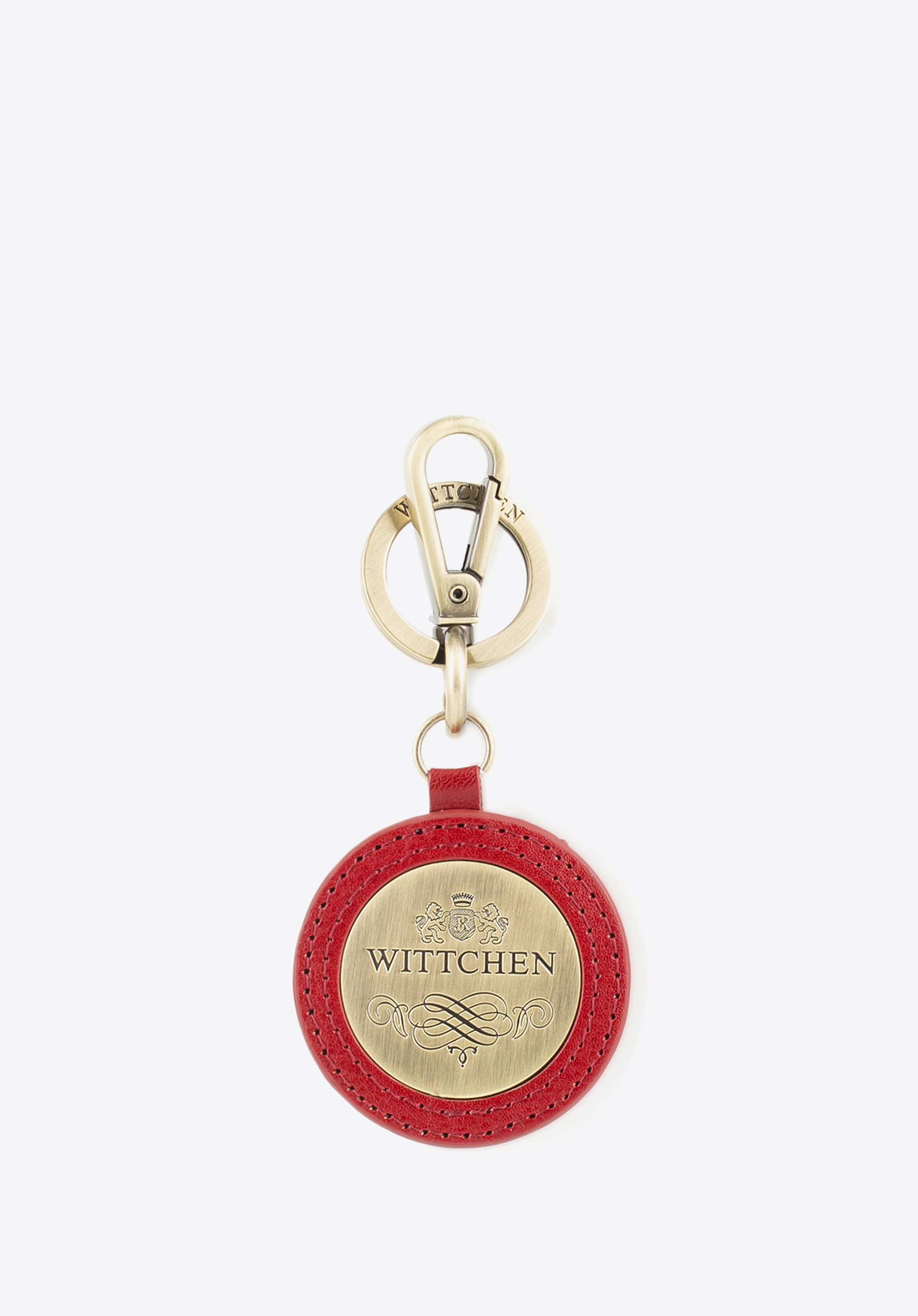 Brelok skórzany okrągły