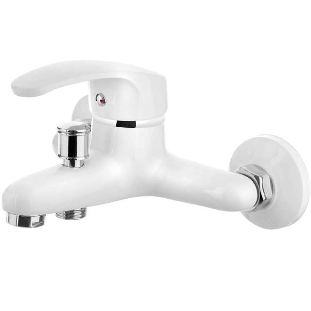 KUCHINOX Bateria wannowa ścienna KAKADU biała BKK_610D