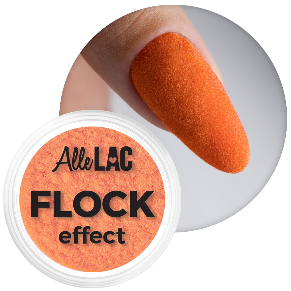 Flock Effect AlleLac zamsz aksamit do paznokci Nr 3