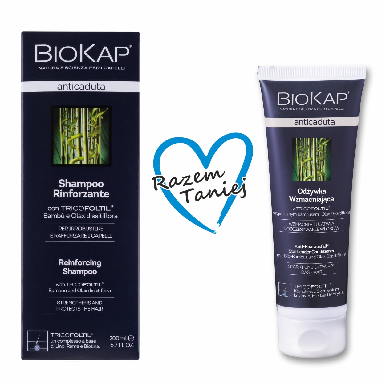 Zestaw do włosów wypadających (szampon + odżywka)