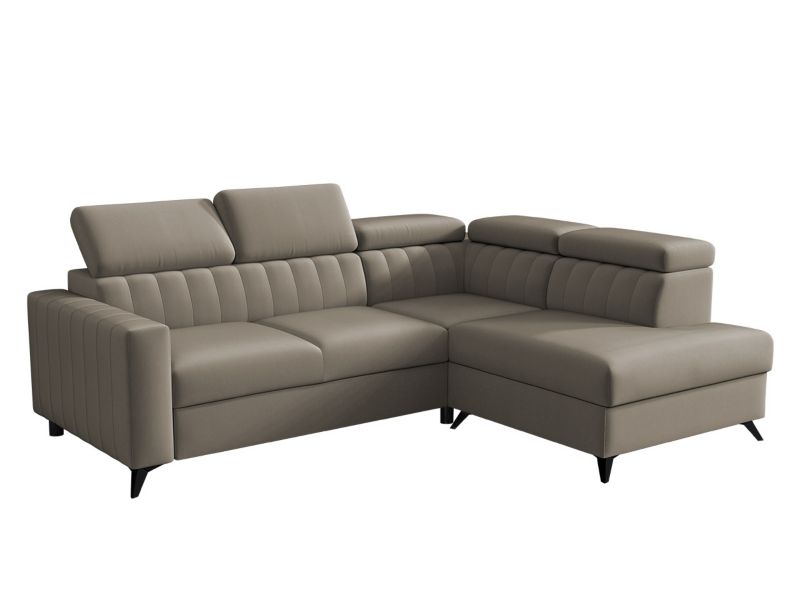 Narożnik z funkcją spania MIRJAN 24 Milano 2RRLXP prawy 2R+R+LXP ciemny beż 1 szt.