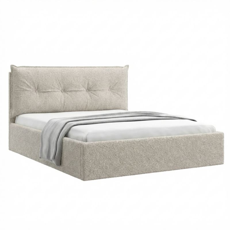 Łóżko Tapicerowane REGAL 120x200 Stelaż Pojemnik Na Pościel Loop 02 1 szt.