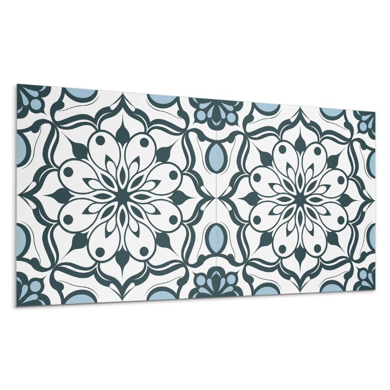 Kafelki samoprzylepne Wallfluent 60x30 cm Motyw mandali z kwiatowymi akcentami 6 szt.