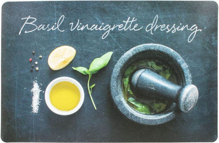 Podkładka na stół Basil 43,5 x 28,5 cm czarna