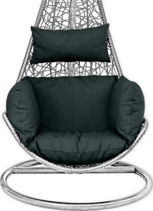 Poduszka na fotel wiszący AMPO ciemny szary turia 1 szt.