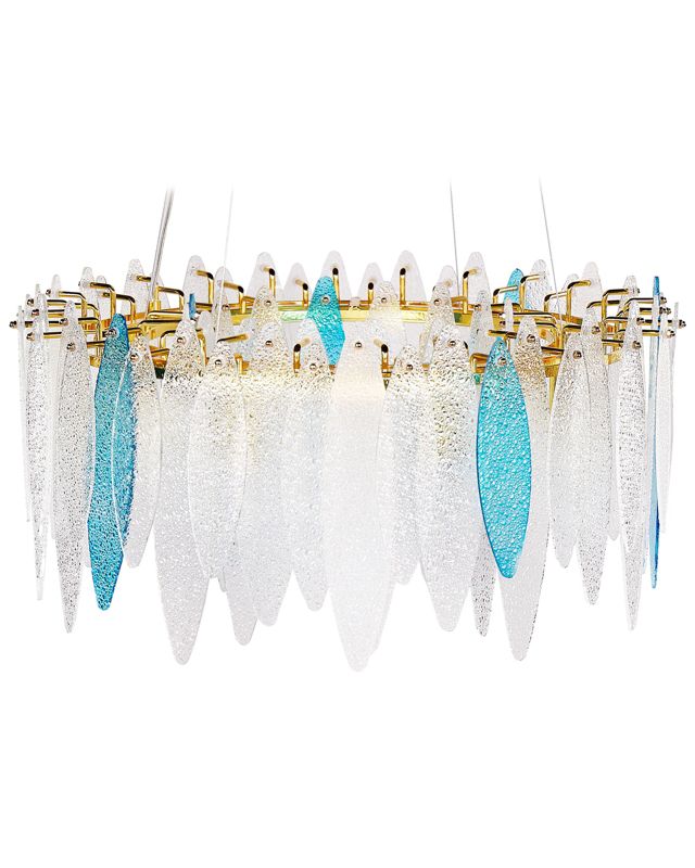 Lampa wisząca Malacca Szkło Kolorowy 1 szt.