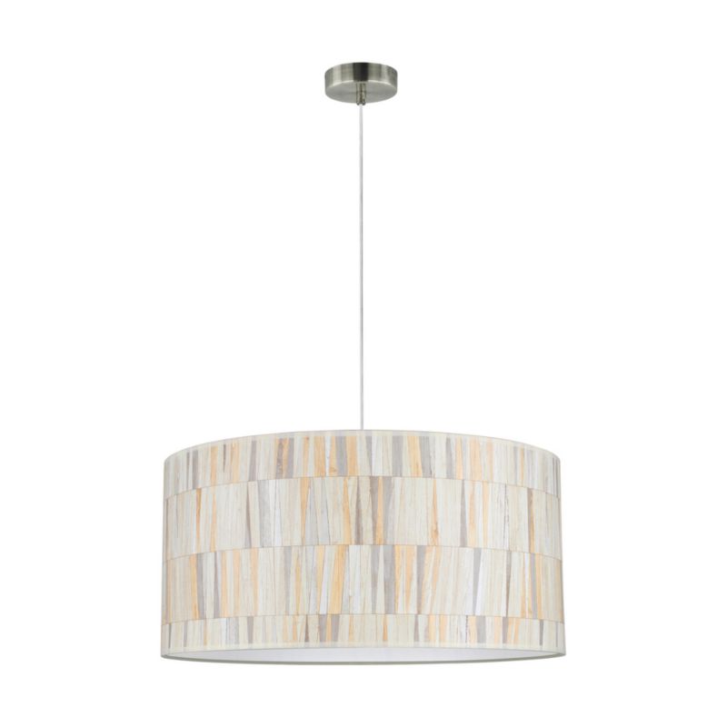 Lampa Wisząca SPOT Light 1xE27 Max.25W Połączenie Satyny i Wielokolorowej Tkaniny, Polski Producent, 1 szt.